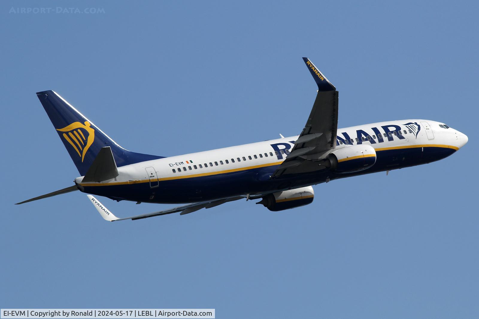 EI-EVM, 2012 Boeing 737-8AS C/N 40296, at bcn