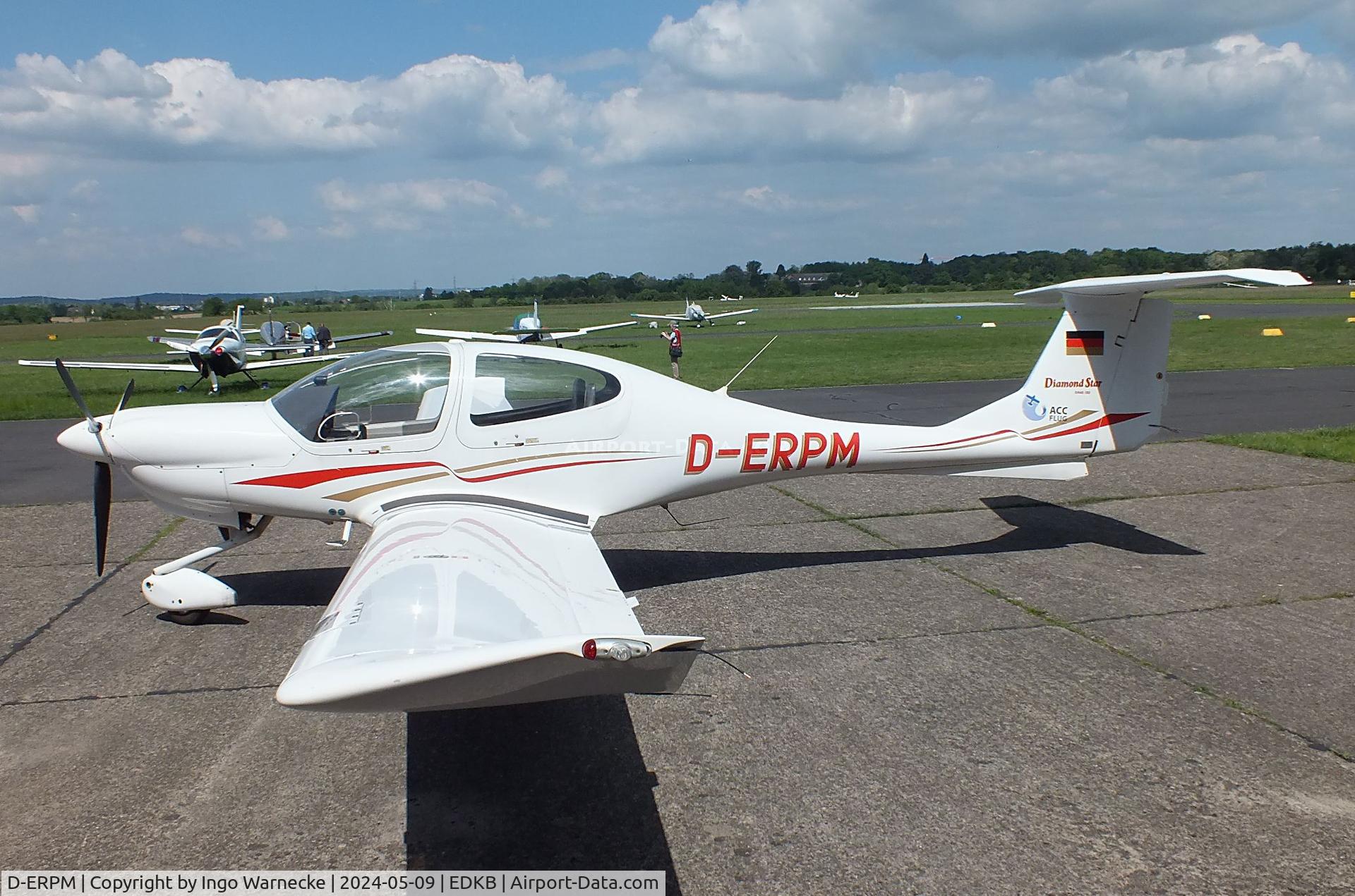 D-ERPM, Diamond DA-40 Diamond Star C/N 40.062, Diamond DA-40 Diamond Star at Bonn-Hangelar airfield '2405