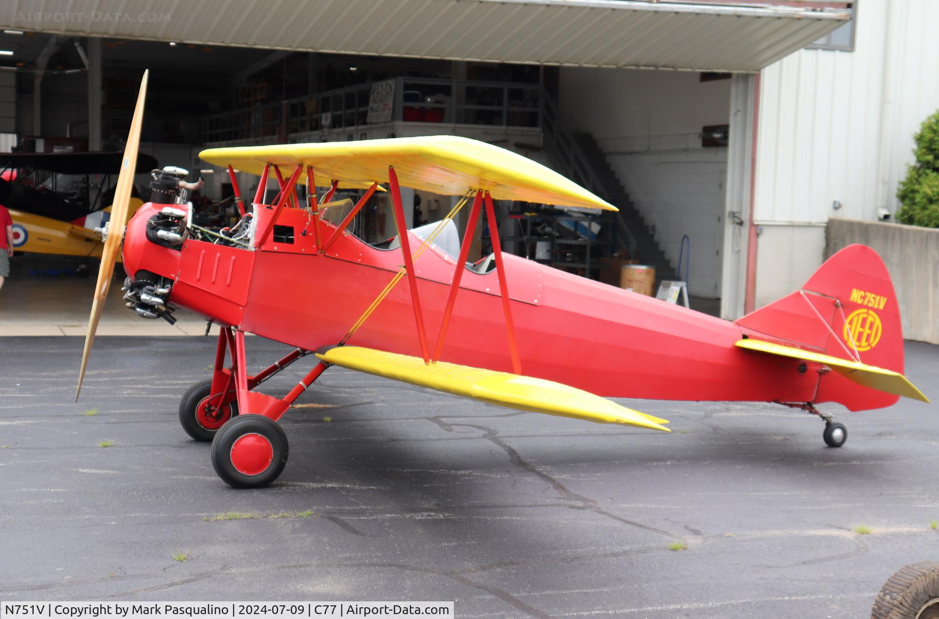N751V, 1932 Fleet Model 10 C/N 411, Fleet Model 10
