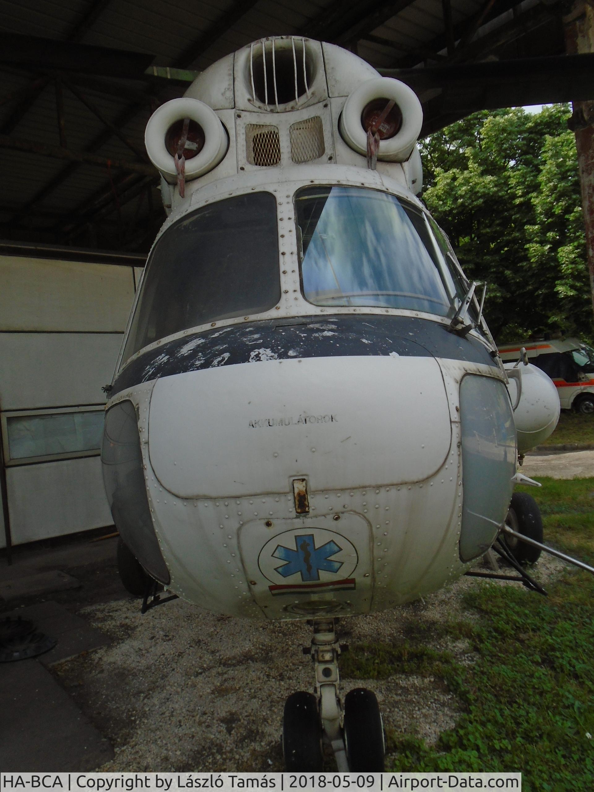 HA-BCA, 1979 WSK Swidnik Mi-2 Hoplite C/N 516301099, Displayed at Budapest
