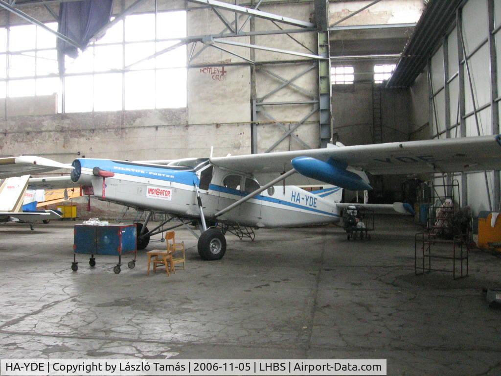 HA-YDE, 1981 Pilatus PC-6/B2-H2 C/N 814, Without propeller...