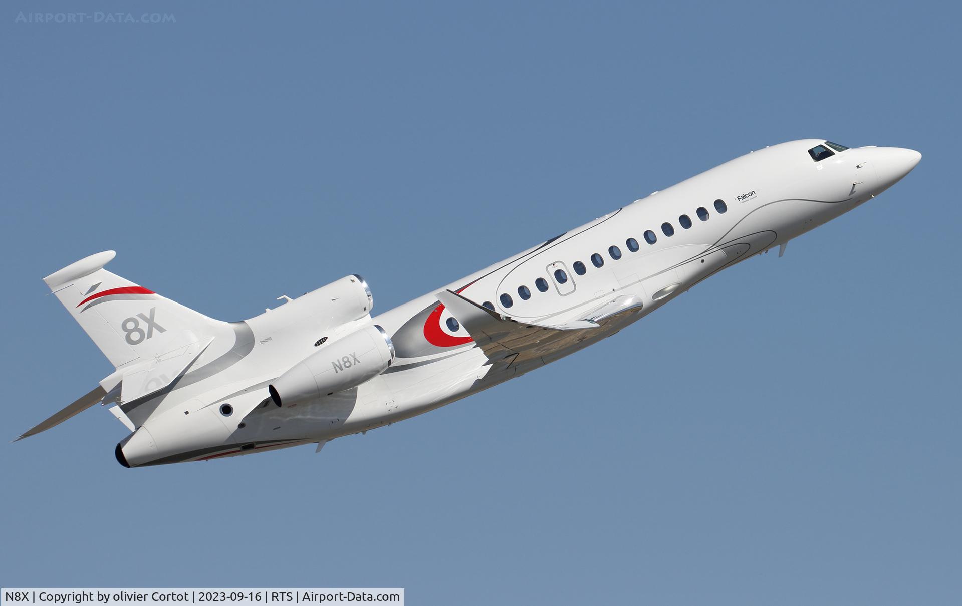 N8X, 2022 Dassault Falcon 8X C/N 498, North america tour for the then new Falcon 8X