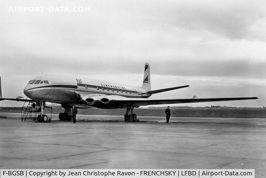 F-BGSB, De Havilland DH.106 Comet 1XB C/N 6016, UAT Union Aeromaritime de Transport 1955
