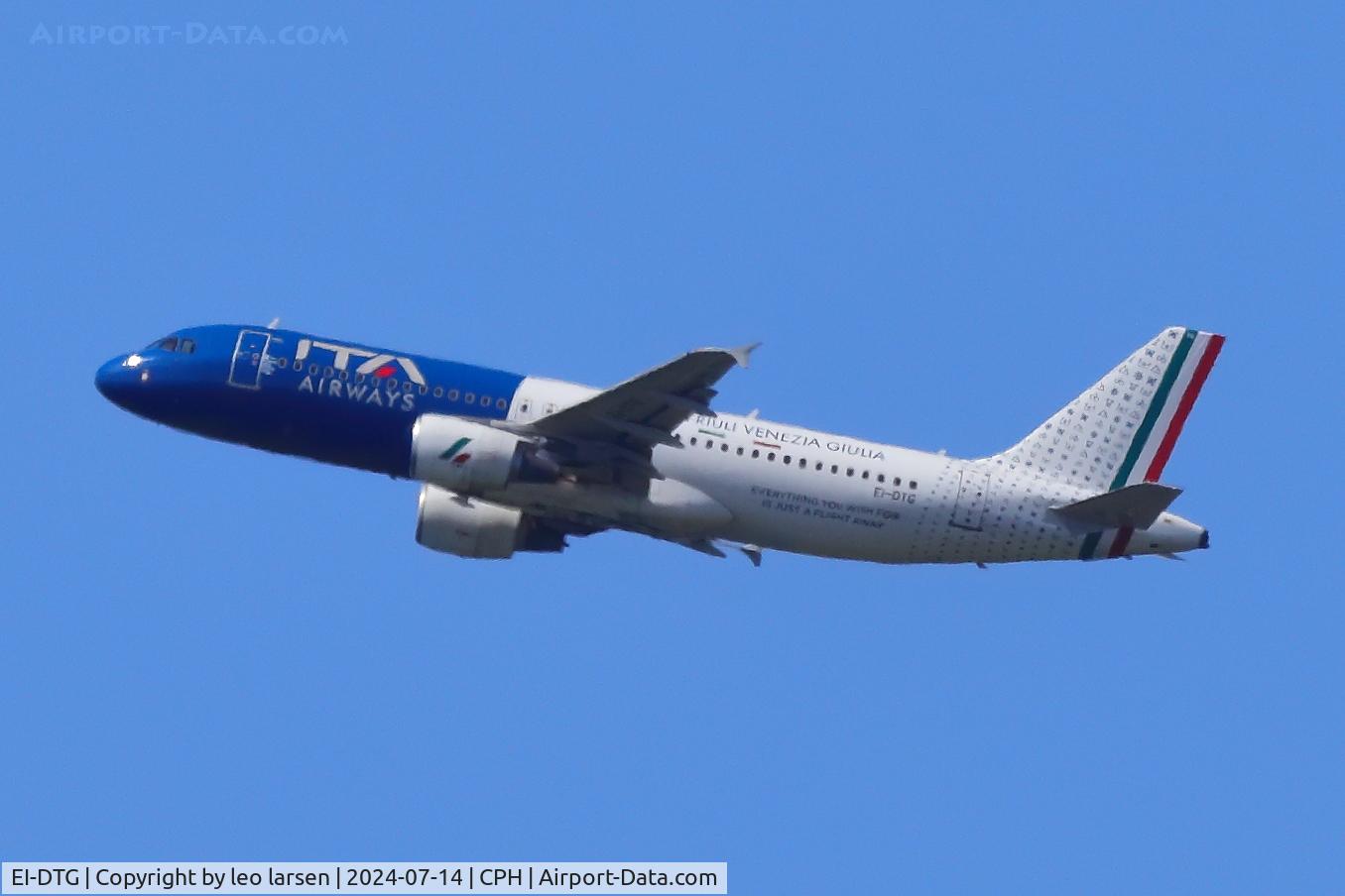 EI-DTG, 2009 Airbus A320-216 C/N 3921, Copenhagen 14.7.2024