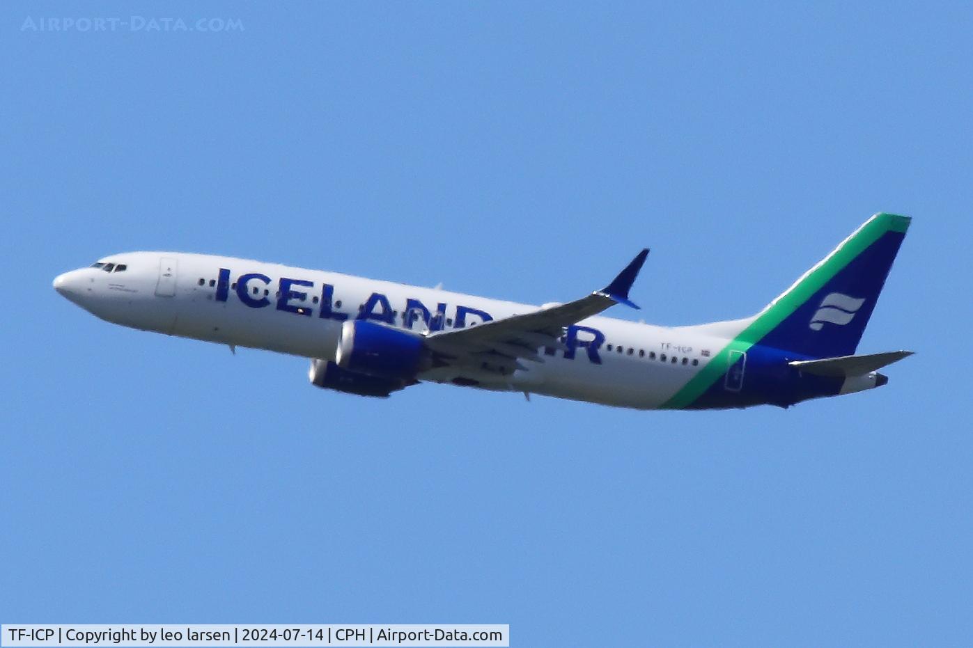 TF-ICP, 2019 Boeing 737-8 MAX C/N 44360, Copenhagen 14.7.2024