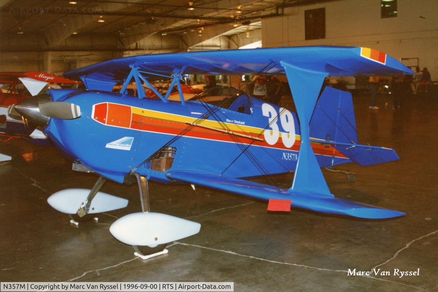 N357M, 1995 Deckard Steven W S1SM C/N 1, Race #39 N357M 'Magnum' was flown by Steve Deckard at the Reno Air Races in Sept 1996.