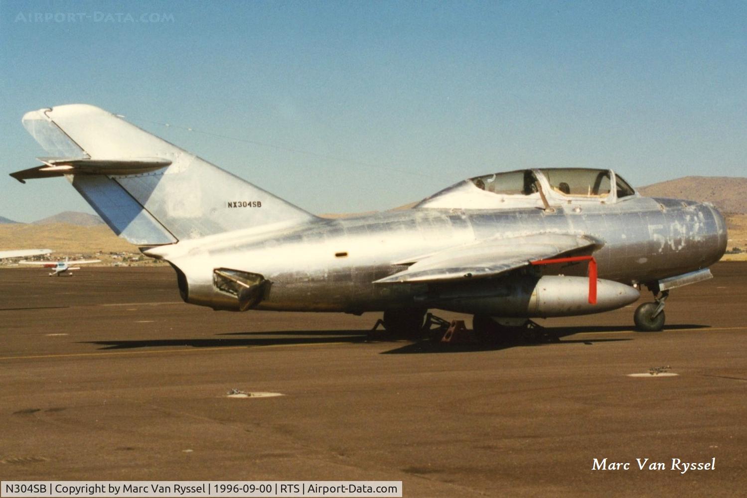 N304SB, 1955 PZL-Mielec SBLim-2 (MiG-15UTI) C/N 1A03504, N304SB at Reno Stead in Sept 1996.