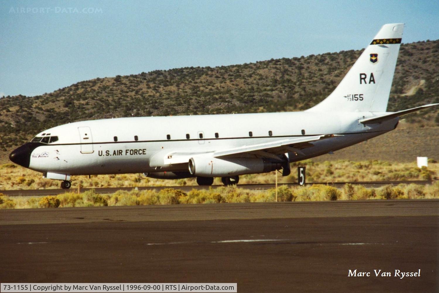 73-1155, 1973 Boeing T-43A Bobcat C/N 20702, 73-1155  'San Antonio' at Reno Stead in Sept 1996