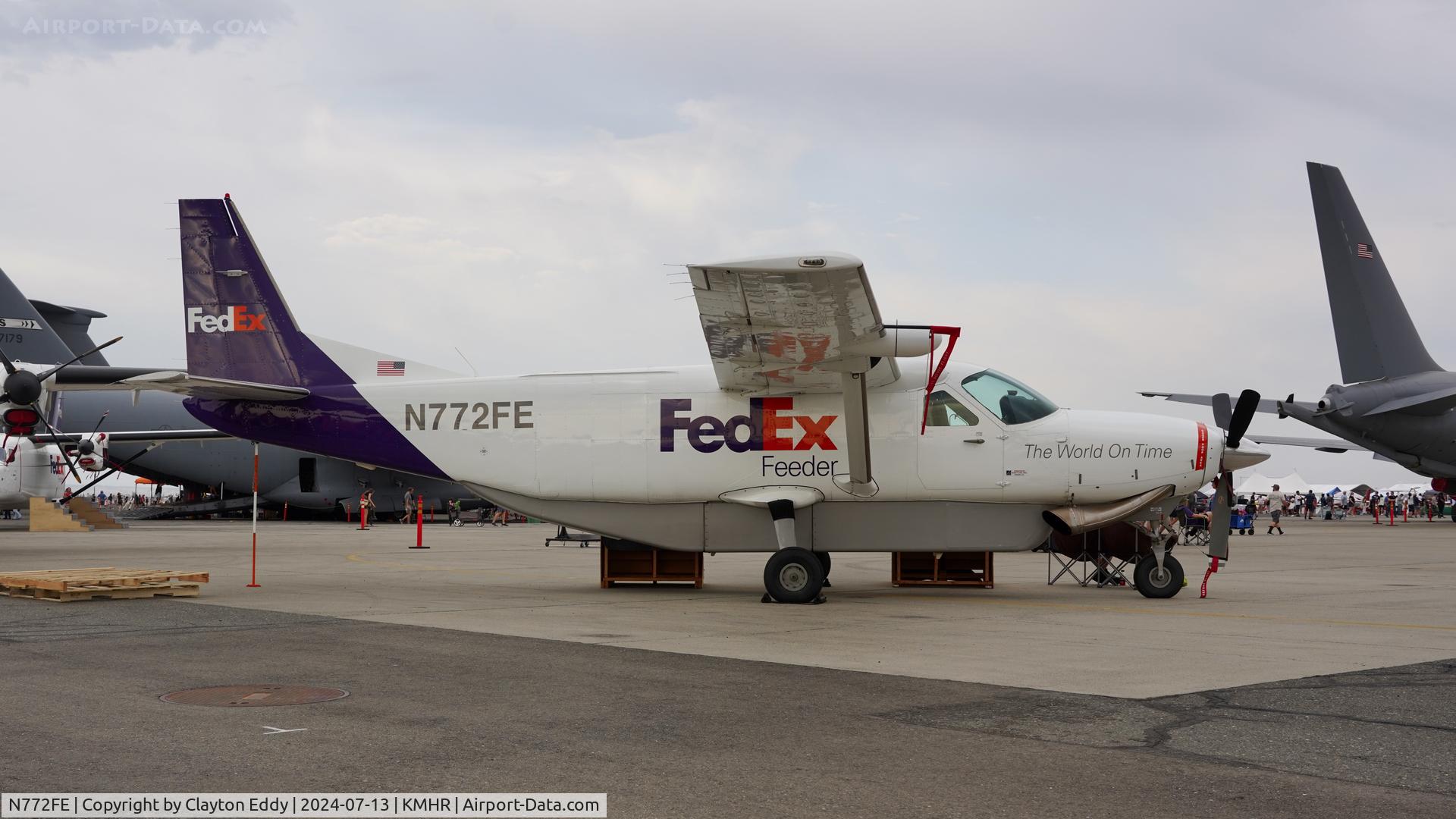 N772FE, 1991 Cessna 208B Super Cargomaster C/N 208B0268, Capital airshow Mather airport in California 2024.