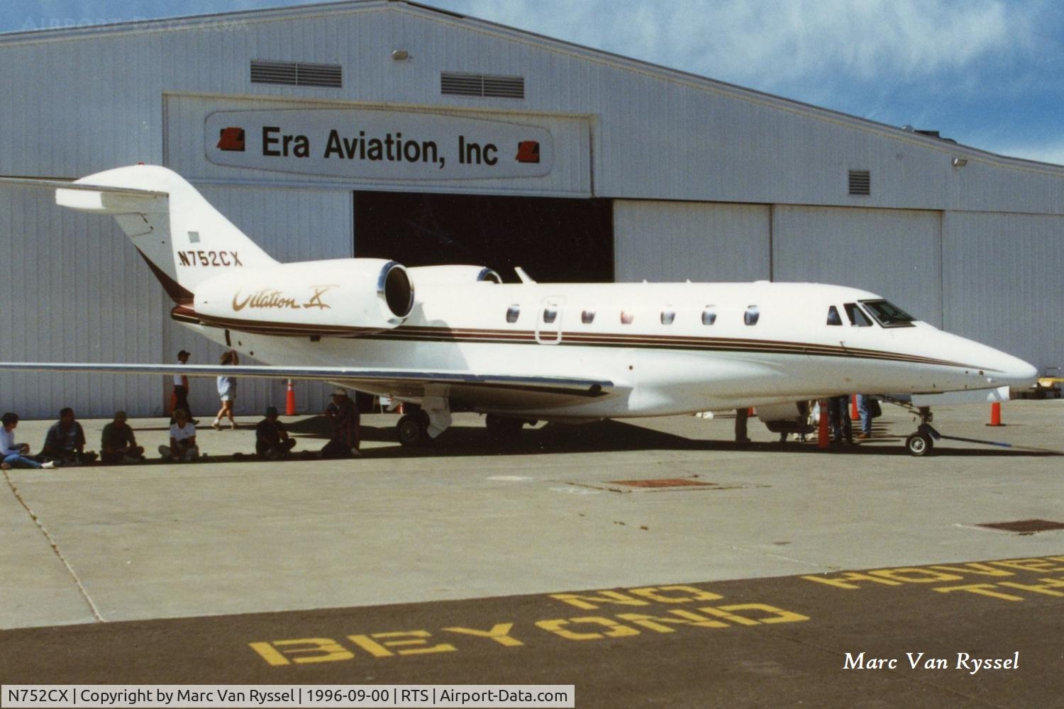 N752CX, 1997 Cessna 750 Citation X Citation X C/N 750-0002, Second prototype N752CX at Reno Stead in Sept 1996.