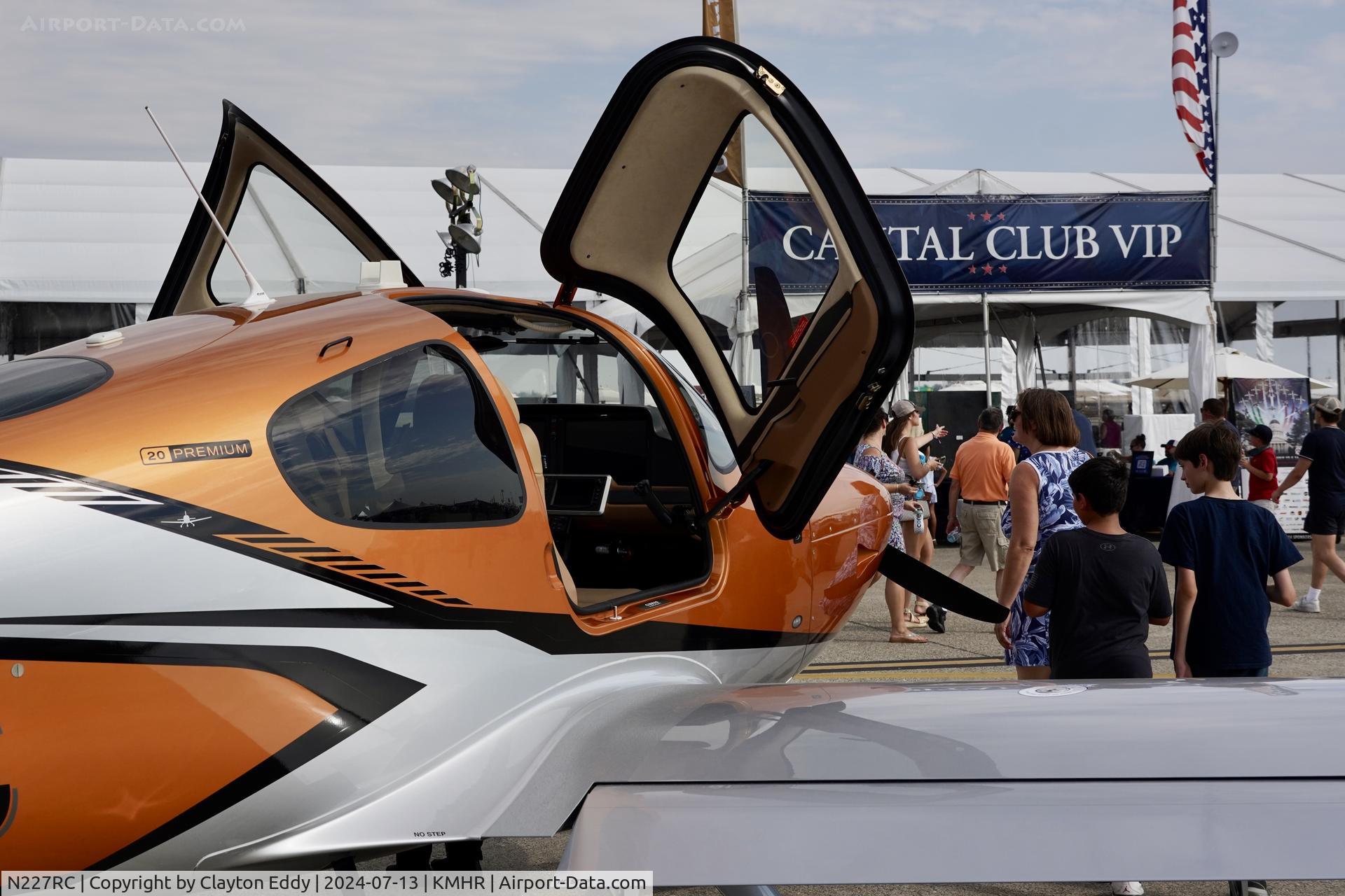 N227RC, 2024 Cirrus Design Corp. SR20 C/N 9920, Capital airshow Mather airport in California 2024.