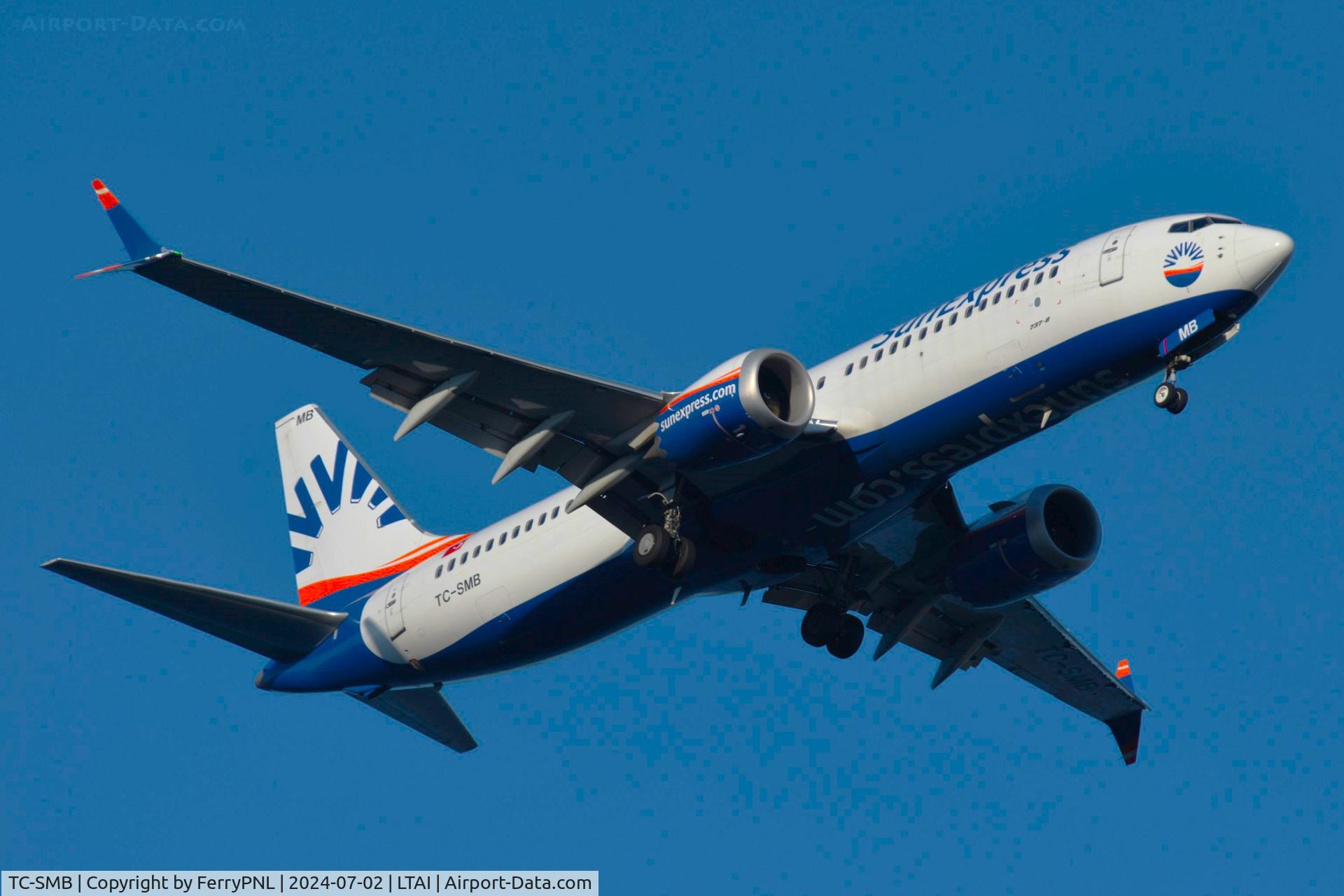 TC-SMB, 2021 Boeing 737-8MAX C/N 63604, Arrival of SunExpress B738Max