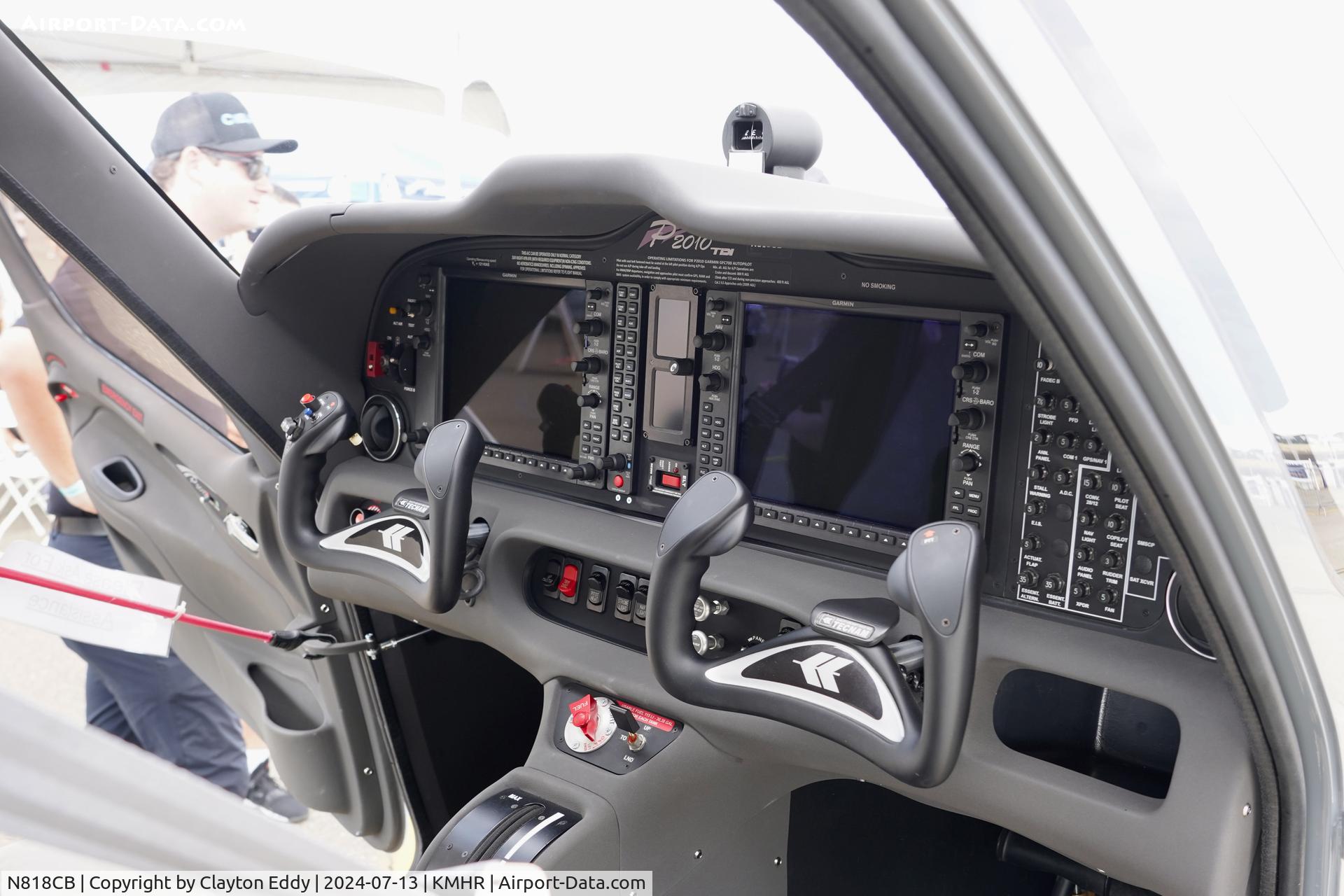 N818CB, 2023 Costruzioni Aeronautiche Tecna P2010 TDI C/N 221, Capital airshow Mather airport in California 2024.