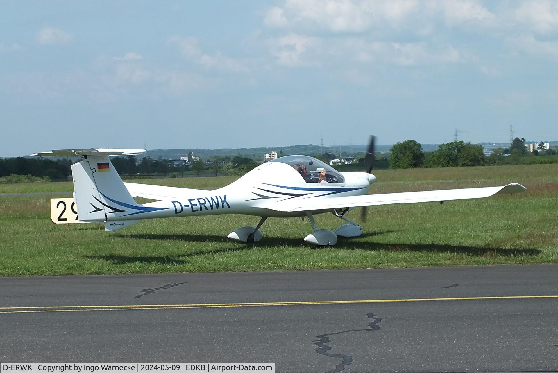 D-ERWK, 1994 HOAC DV-20 Katana C/N 20.051, HOAC DV-20 Katana at Bonn-Hangelar airfield '2405