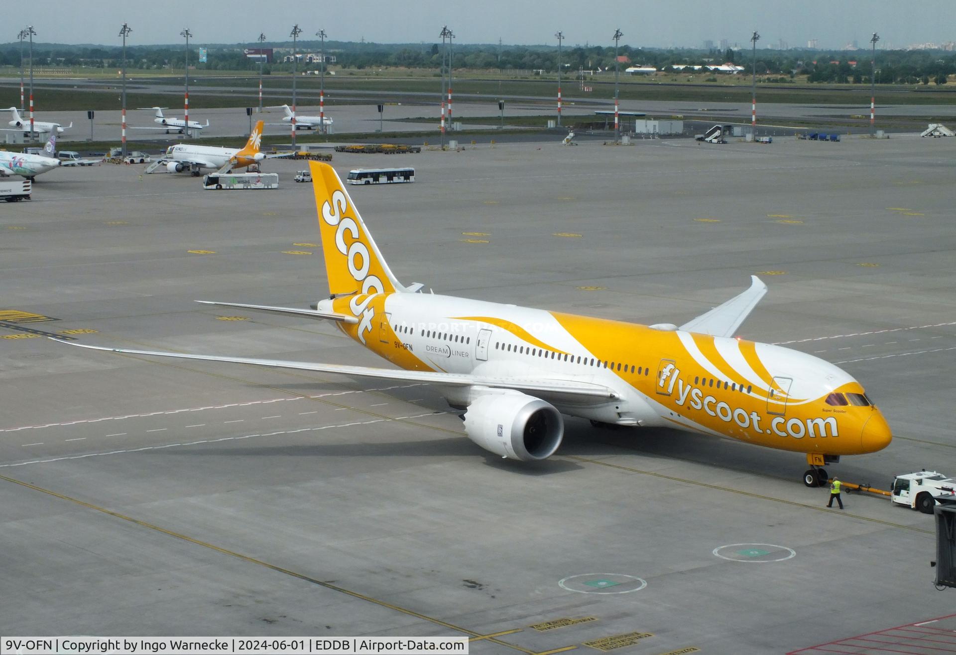 9V-OFN, 2023 Boeing 787-8 Dreamliner Dreamliner C/N 60279, Boeing 787-8 Dreamliner of Scoot at Berlin Brandenburg airport