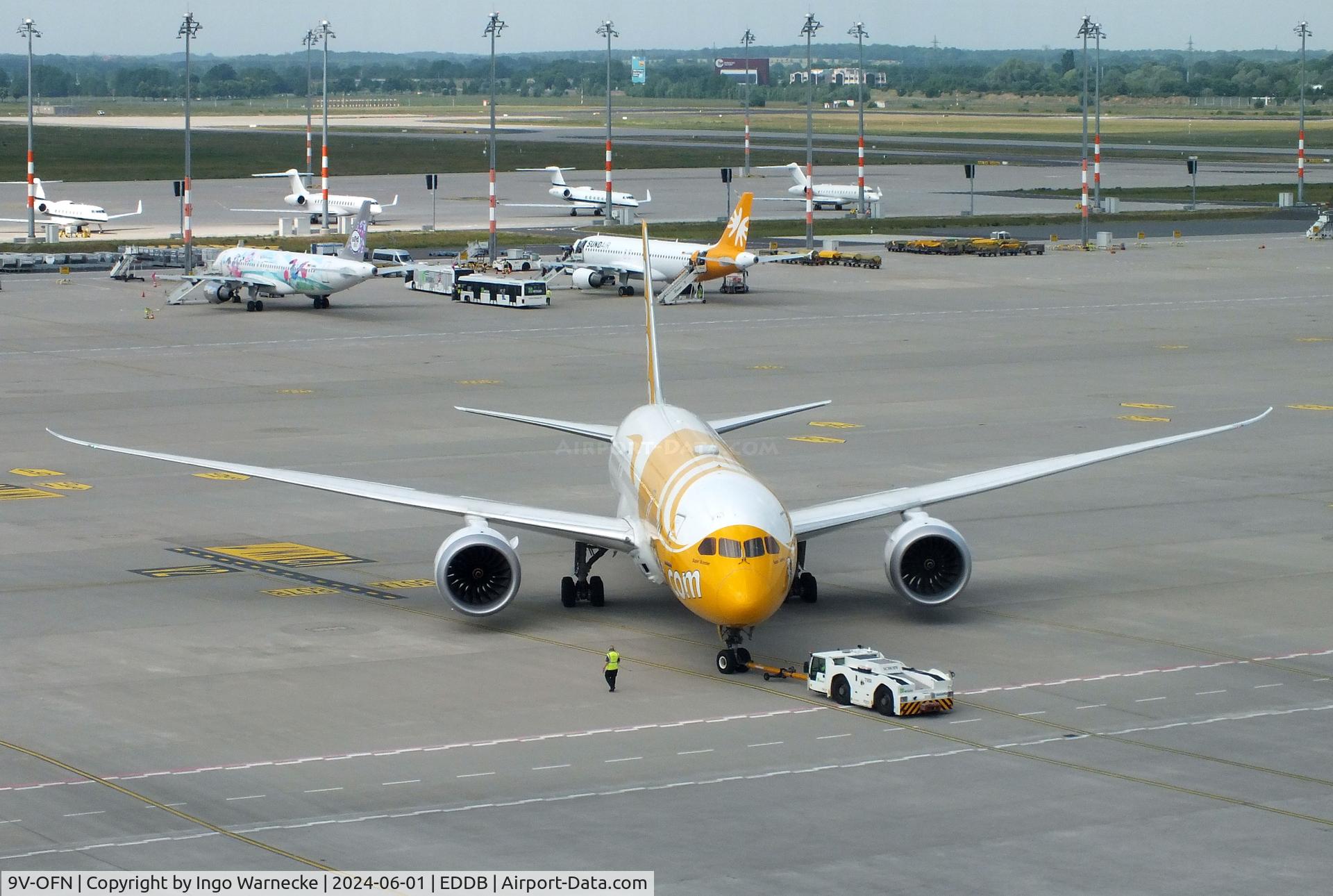 9V-OFN, 2023 Boeing 787-8 Dreamliner Dreamliner C/N 60279, Boeing 787-8 Dreamliner of Scoot at Berlin Brandenburg airport