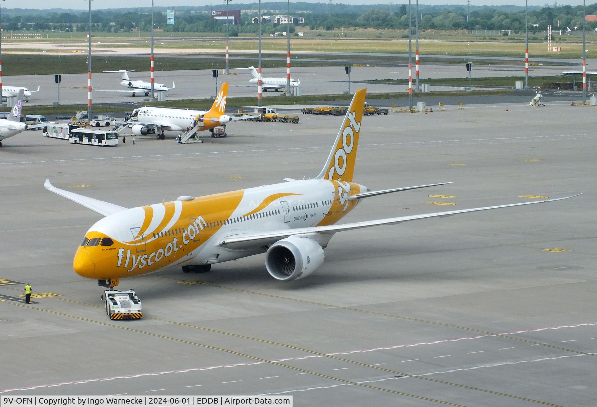 9V-OFN, 2023 Boeing 787-8 Dreamliner Dreamliner C/N 60279, Boeing 787-8 Dreamliner of Scoot at Berlin Brandenburg airport