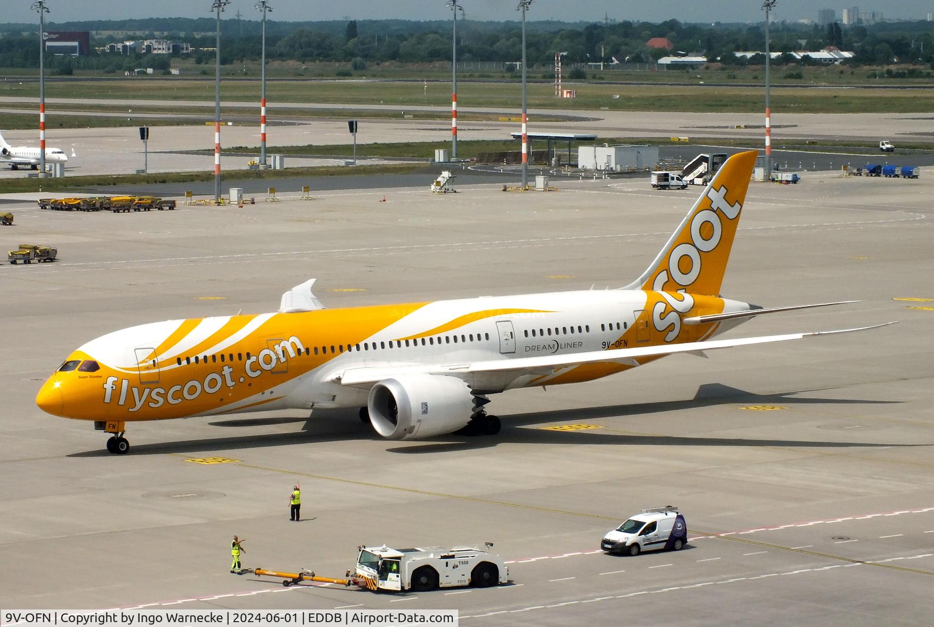 9V-OFN, 2023 Boeing 787-8 Dreamliner Dreamliner C/N 60279, Boeing 787-8 Dreamliner of Scoot at Berlin Brandenburg airport