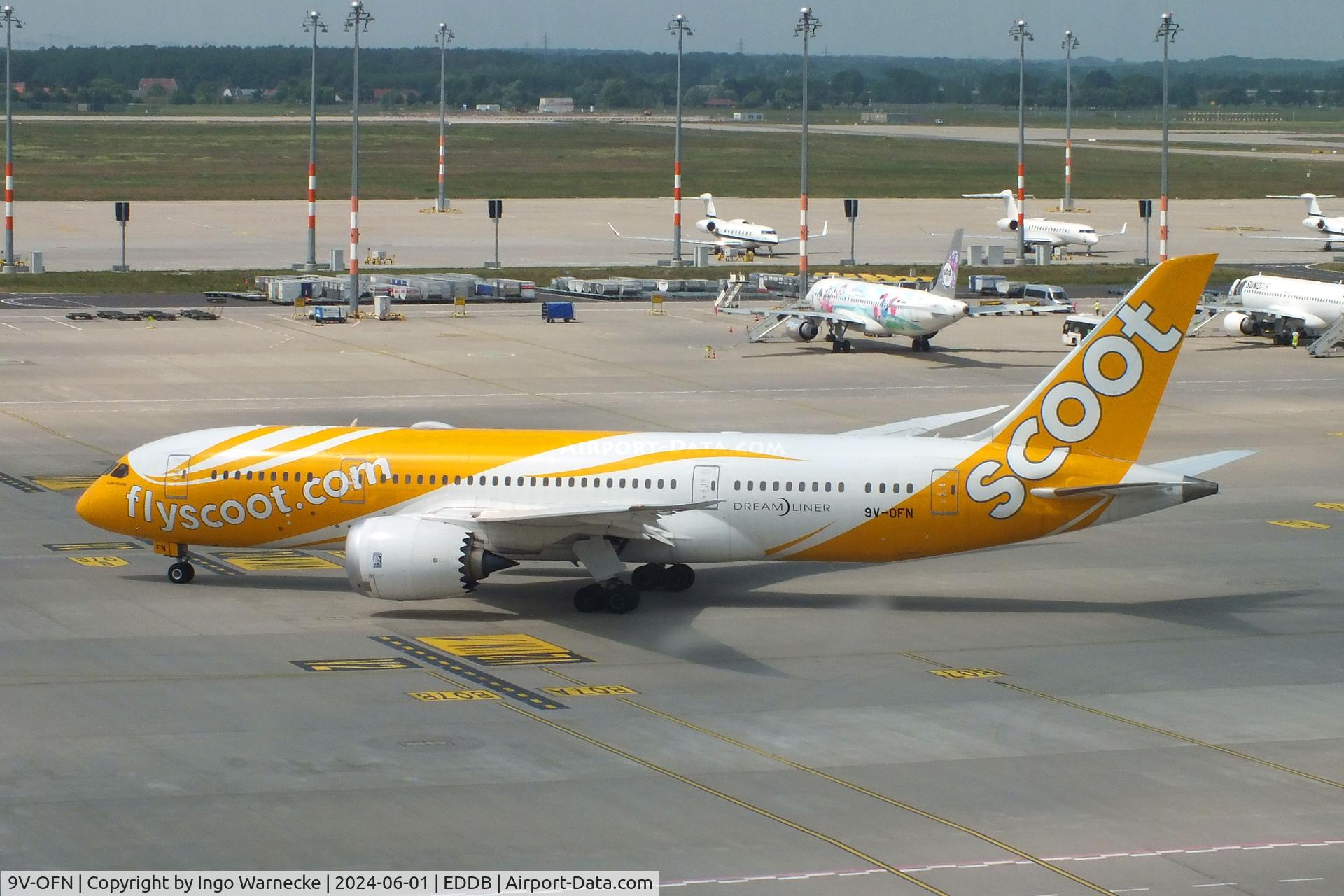 9V-OFN, 2023 Boeing 787-8 Dreamliner Dreamliner C/N 60279, Boeing 787-8 Dreamliner of Scoot at Berlin Brandenburg airport
