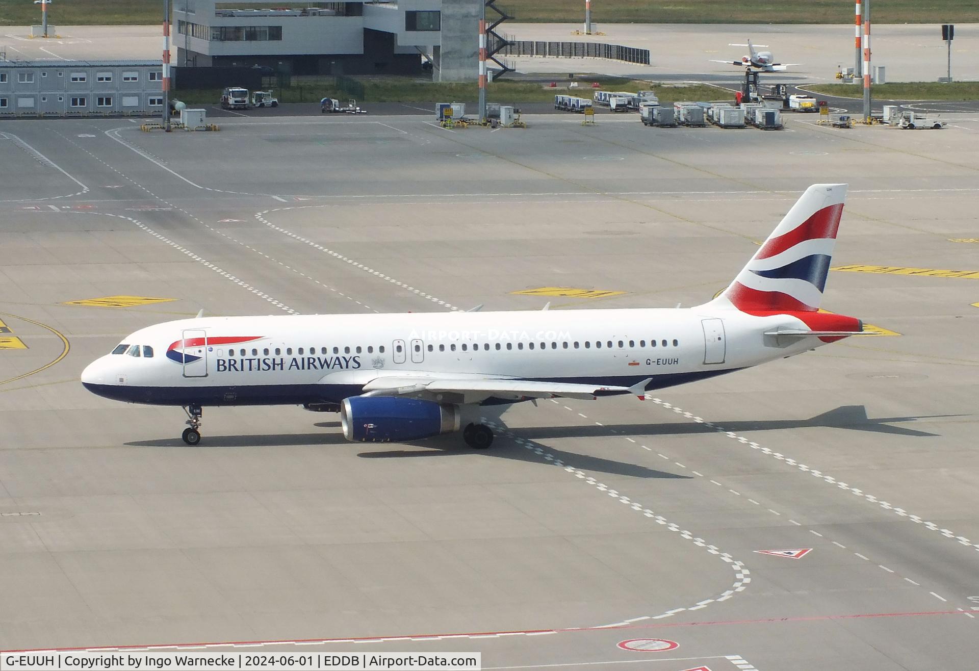 G-EUUH, 2002 Airbus A320-232 C/N 1665, Airbus A320-232 of British Airways at Berlin Brandenburg airport