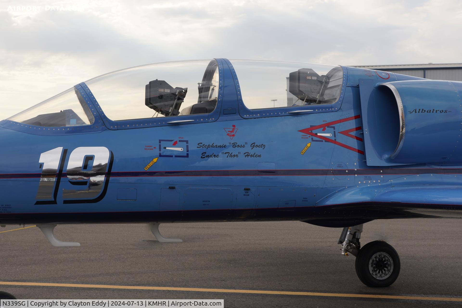 N339SG, 1974 Aero L-39C Albatros C/N 430423, Capital airshow Mather airport in California 2024.