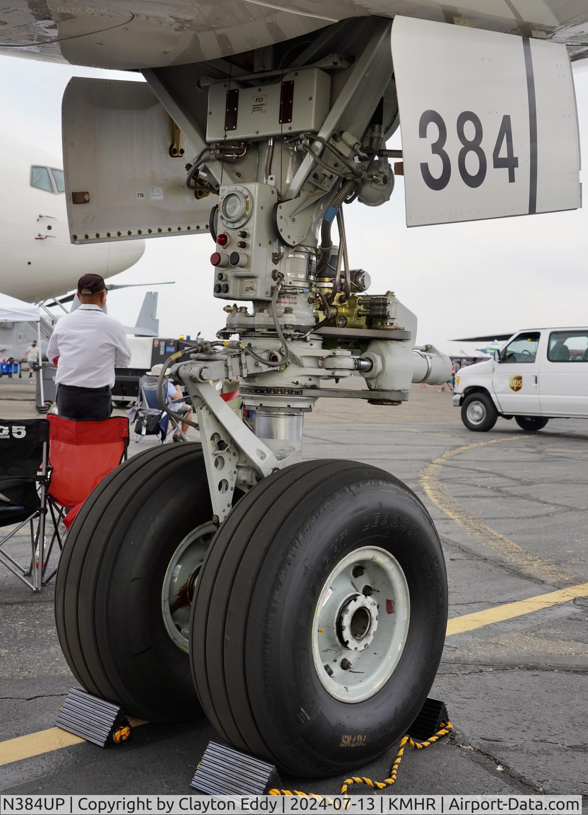 N384UP, 2024 Boeing 767-300F C/N 67973, Capital airshow Mather airport in California 2024.