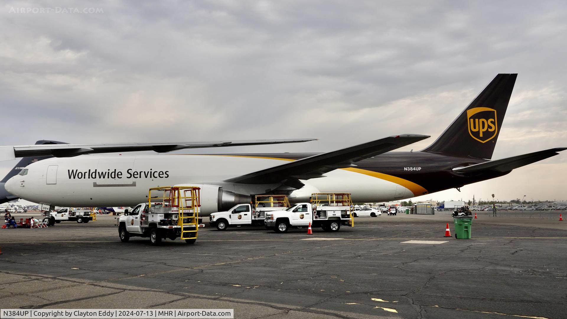 N384UP, 2024 Boeing 767-300F C/N 67973, Capital airshow Mather airport in California 2024.