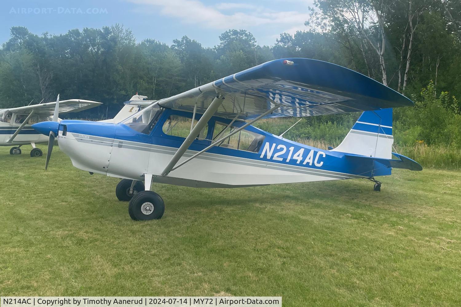 N214AC, 2000 American Champion 7GCBC C/N 1305-2000, 2000 American Champion 7GCBC, c/n: 1305-2000, 2024 Isle Airport Pancake Breakfast
