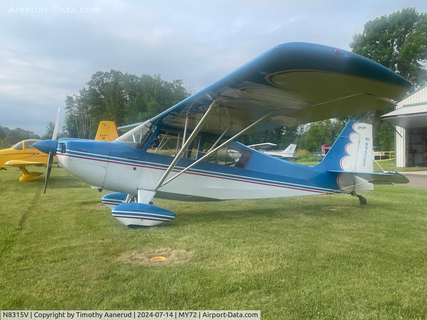 N8315V, 1966 Champion 7ECA Citabria C/N 481, 1966 Champion 7ECA, c/n: 481, 2024 Isle Airport Pancake Breakfast