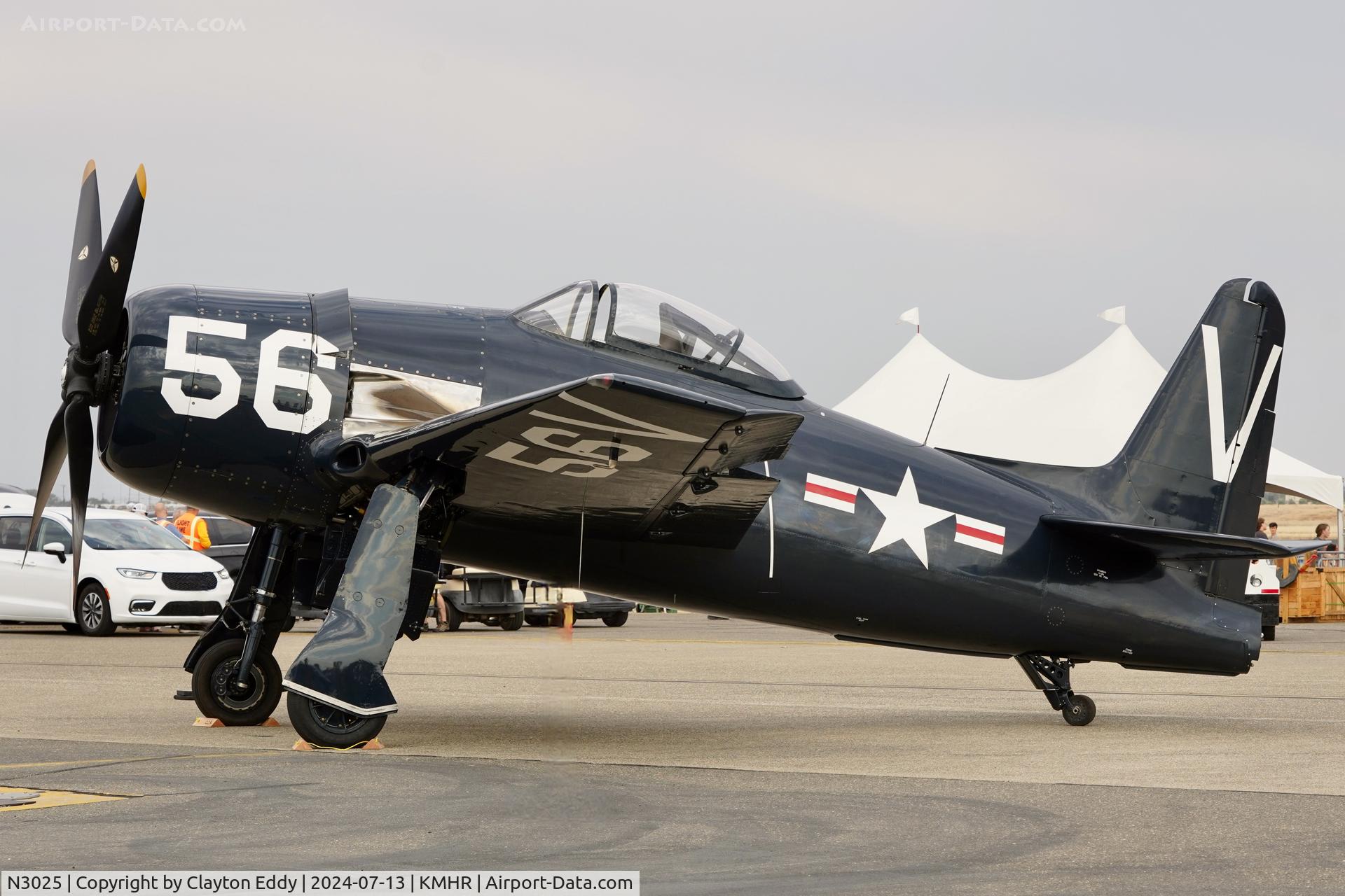 N3025, 1947 Grumman G-58A C/N 739A, Capital airshow Mather airport in California 2024.