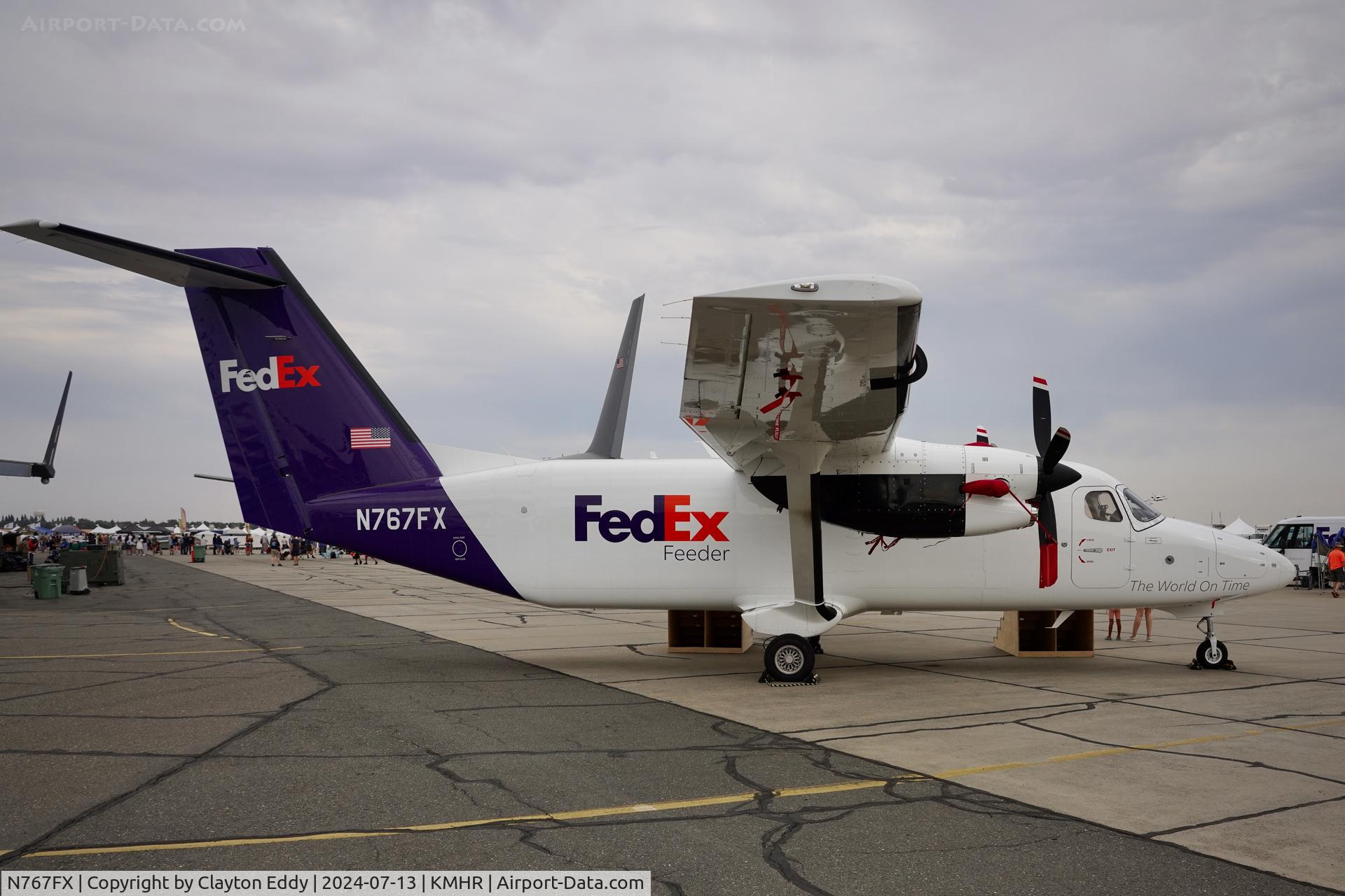 N767FX, 2023 Textron Aviation Inc. 408F SkyCourier C/N 408-0026, Capital airshow Mather airport in California 2024.