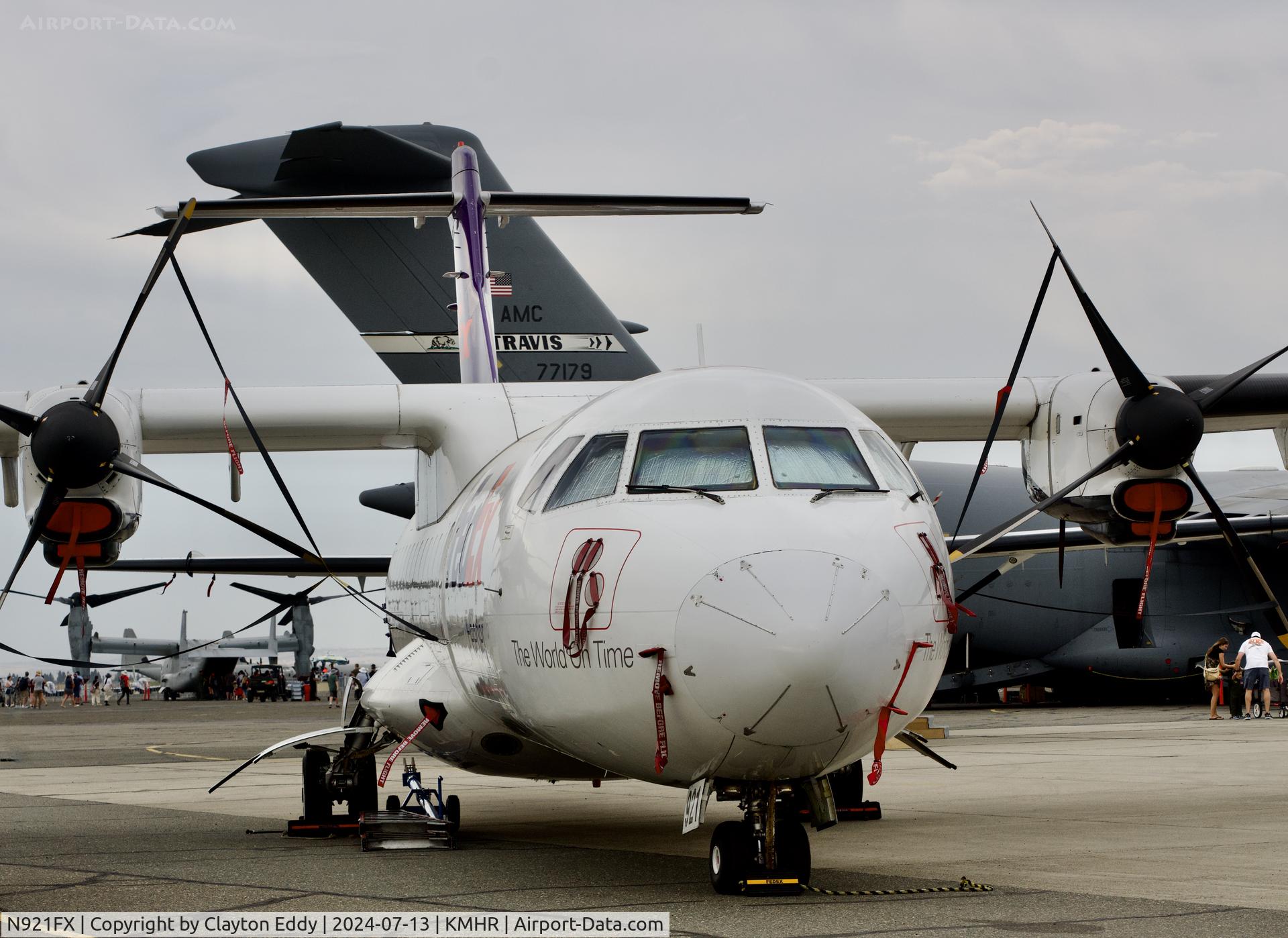 N921FX, 1992 ATR 42-300 C/N 319, Capital airshow Mather airport in California 2024.