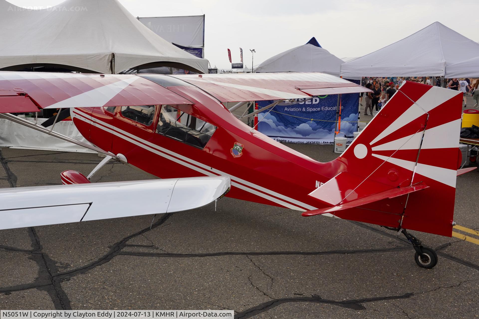 N5051W, 1979 Bellanca 8KCAB Decathlon C/N 527-79, Capital airshow Mather airport California 2024.