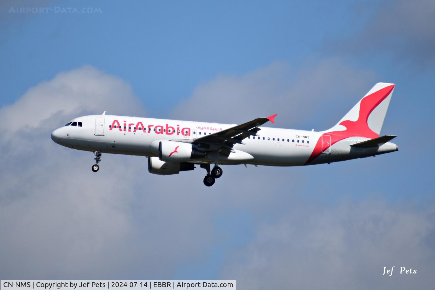 CN-NMS, 2011 Airbus A320-214 C/N 4649, Final at Brussels Airport.