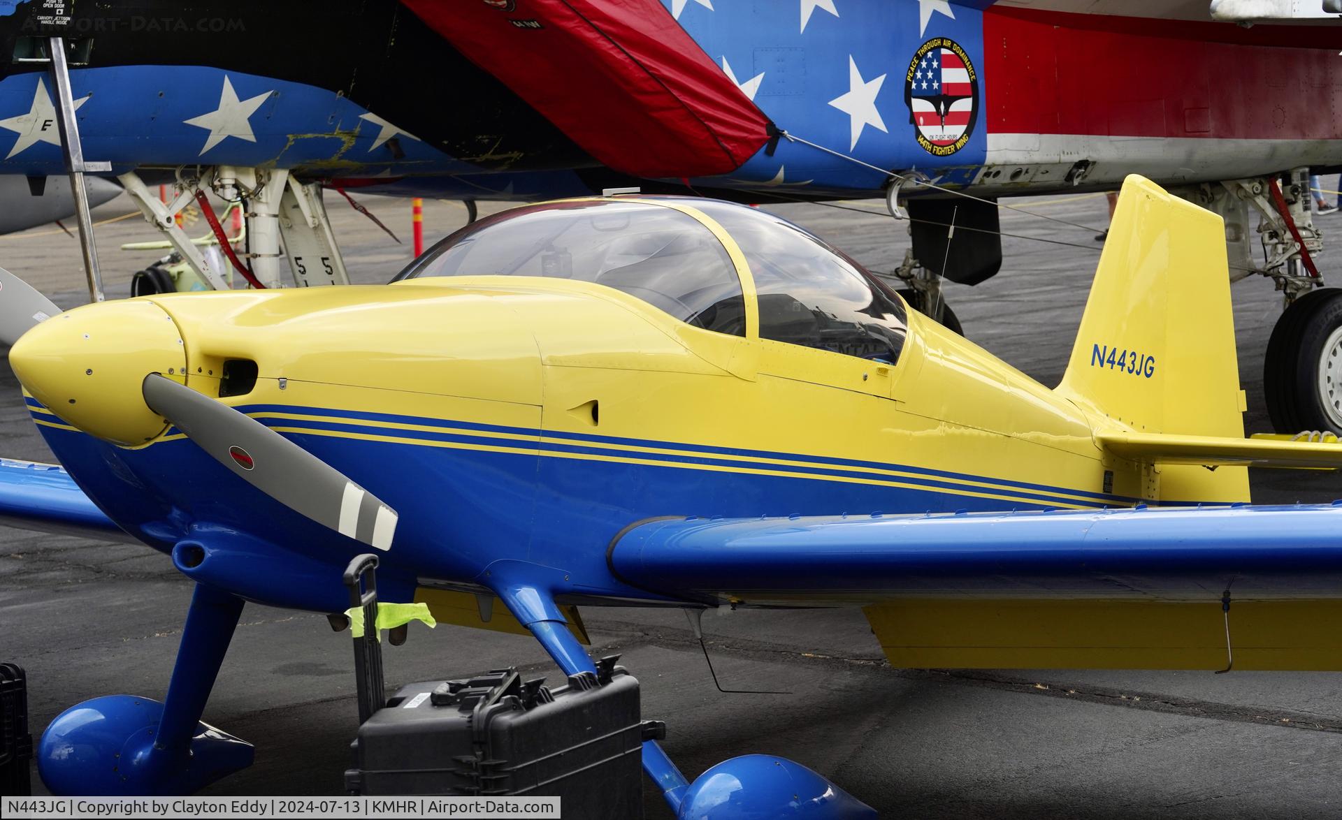 N443JG, 2002 Vans RV-6 C/N 60177, Capital airshow Mather airport in California 2024.