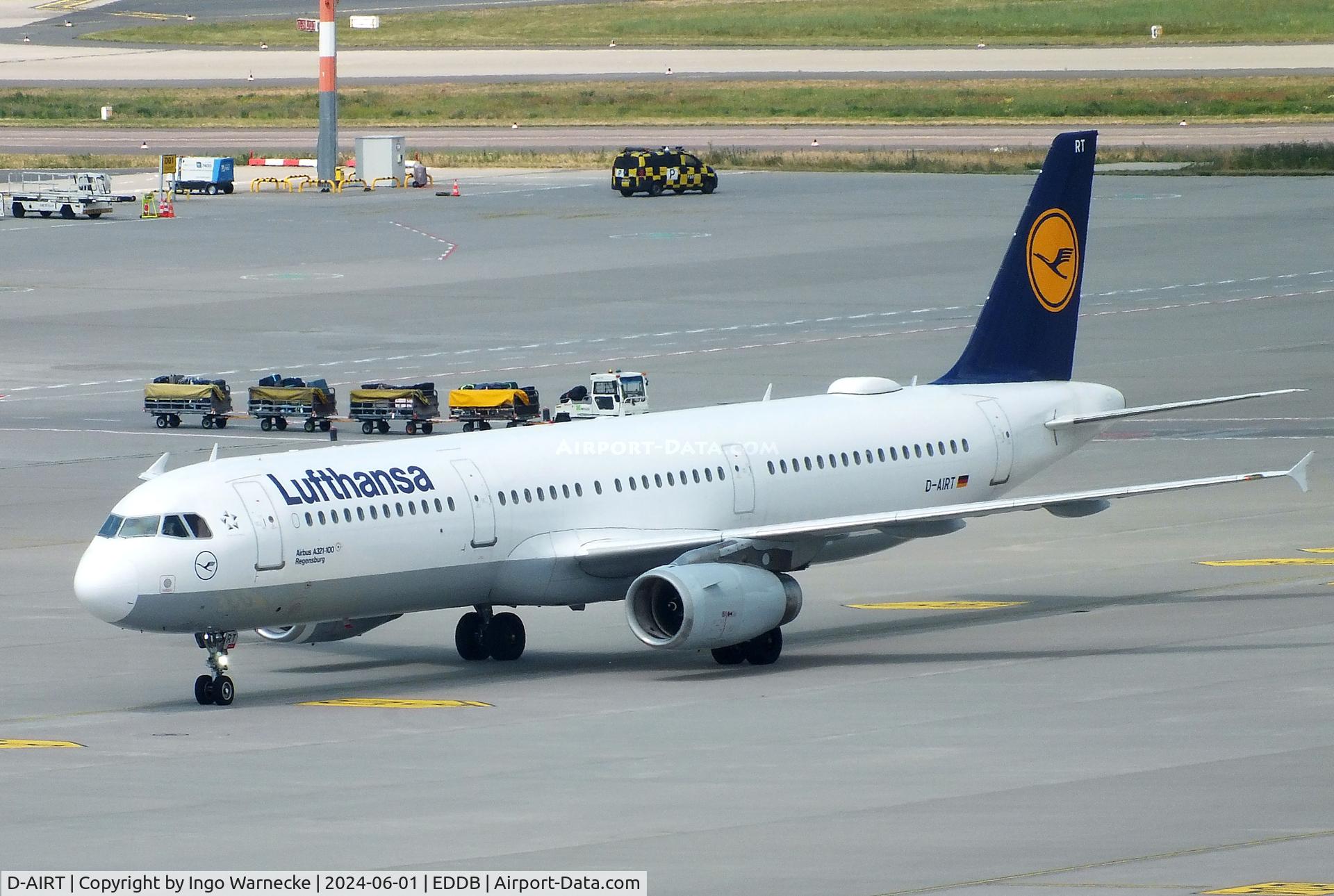 D-AIRT, 1997 Airbus A321-131 C/N 0652, Airbus A321-131 of Lufthansa at Berlin Brandenburg airport