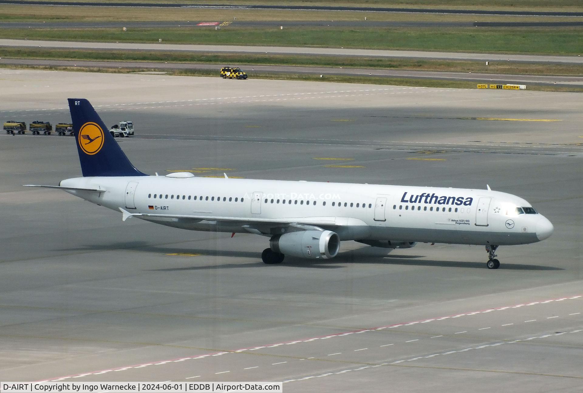 D-AIRT, 1997 Airbus A321-131 C/N 0652, Airbus A321-131 of Lufthansa at Berlin Brandenburg airport
