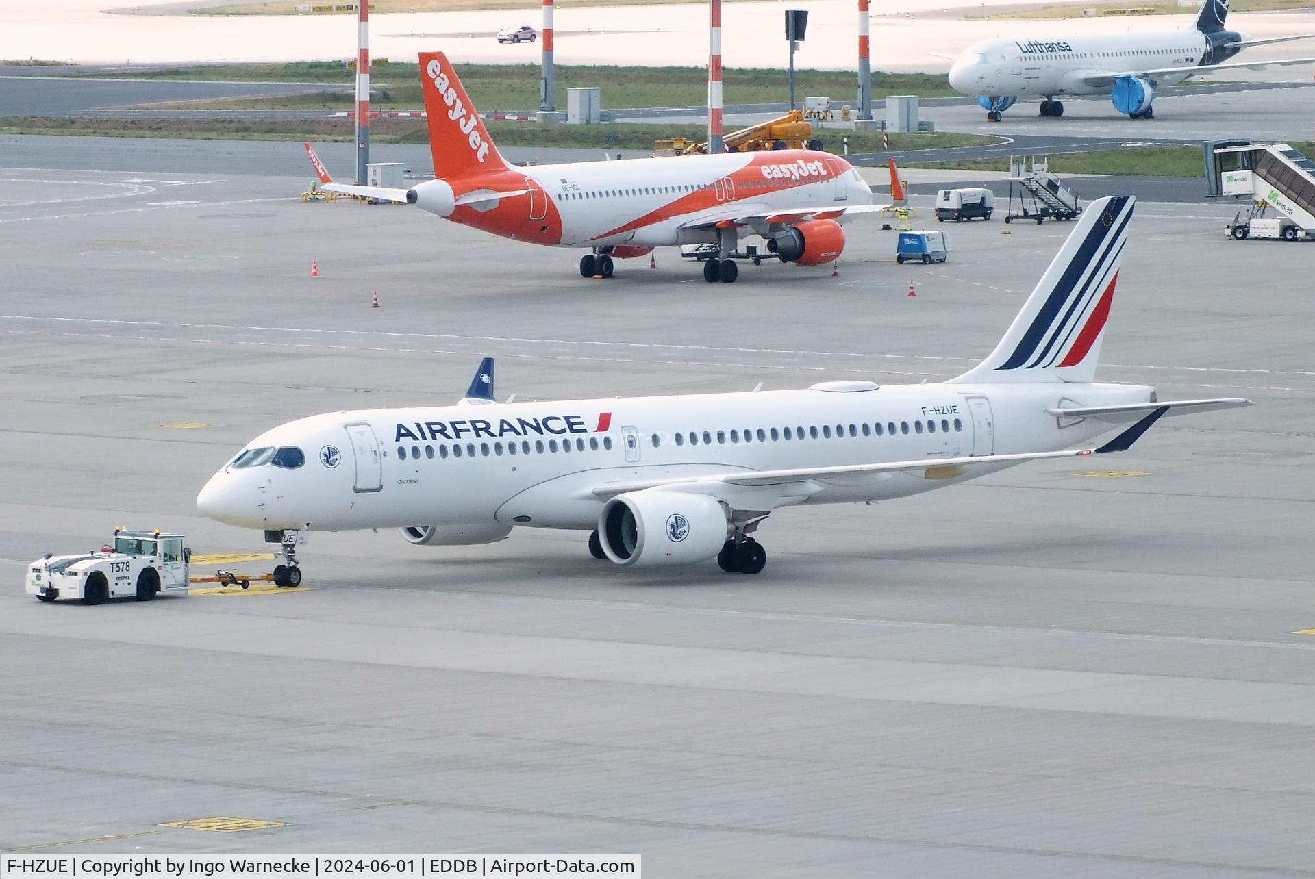 F-HZUE, 2021 Airbus A220-300 C/N 55146, Airbus A220-300 of Air France at Berlin Brandenburg airport
