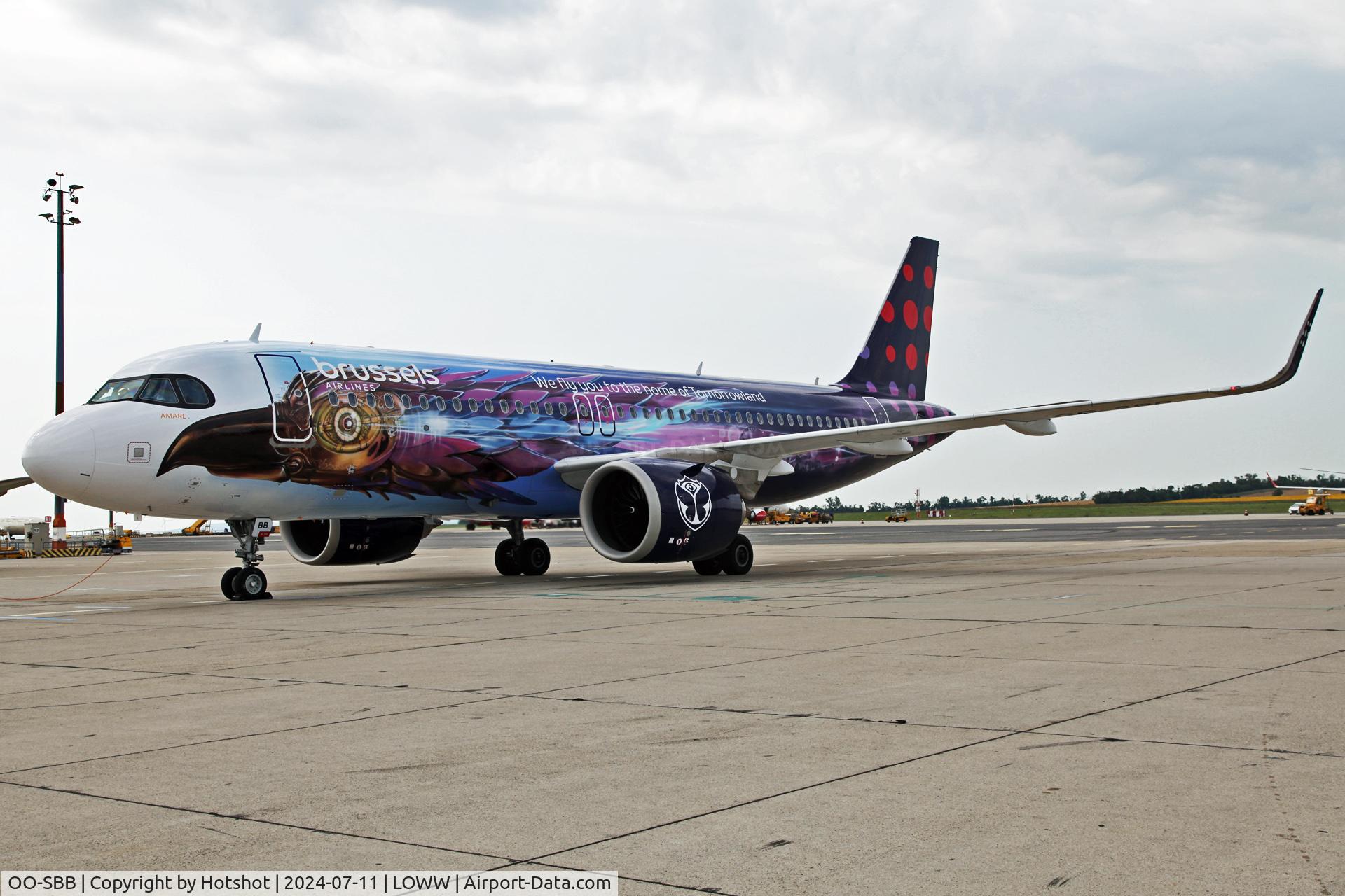 OO-SBB, 2023 Airbus A320-251N C/N 11790, Gorgeous special livery