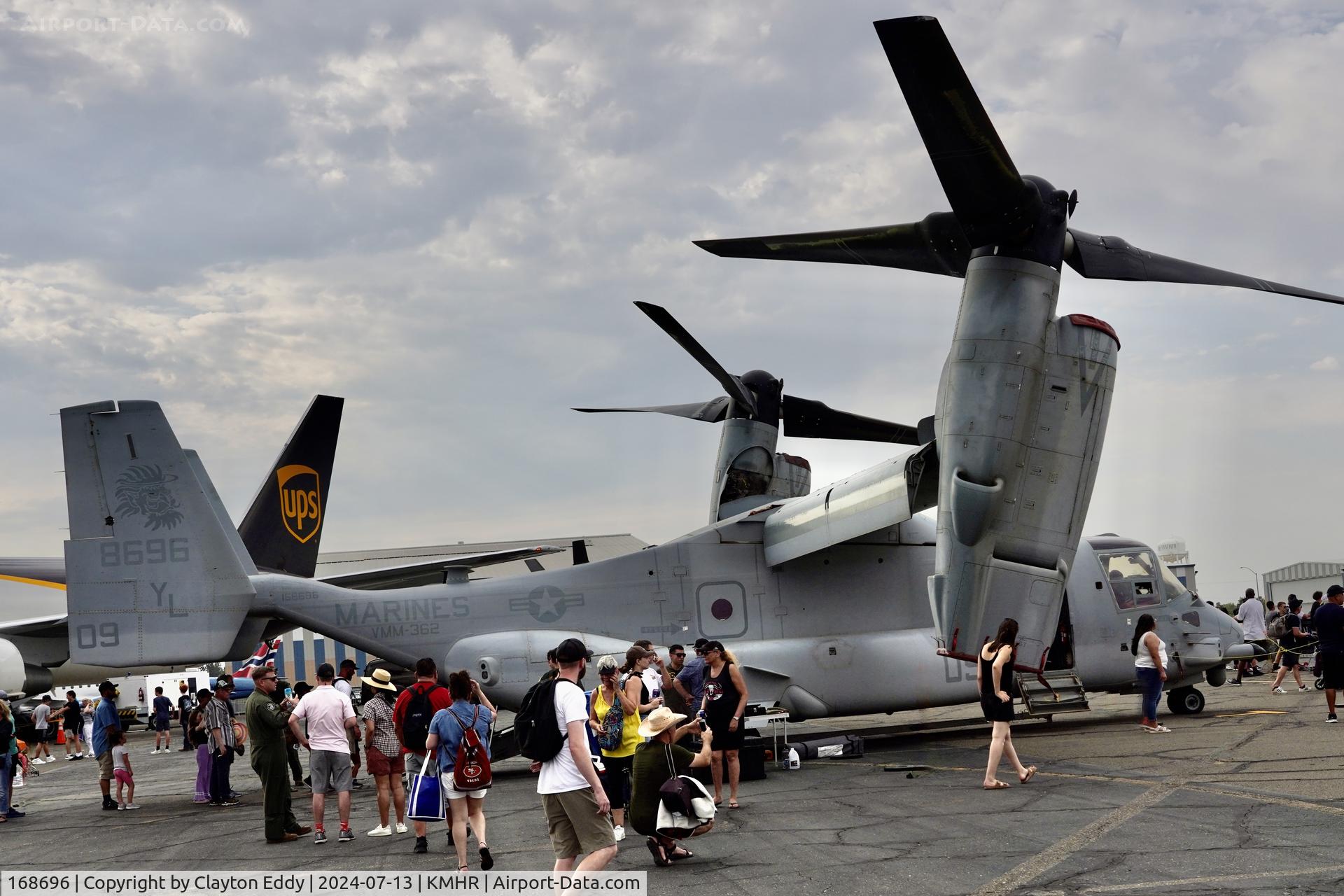 168696, Bell Boeing MV-22B Osprey C/N 0000, Capital airshow Mather airport in California 2024.