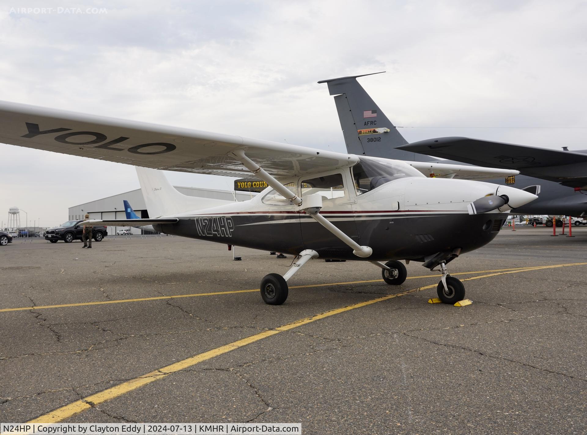 N24HP, 1975 Cessna 182P Skylane C/N 18263568, Capital airshow Mather airport in California 2024.