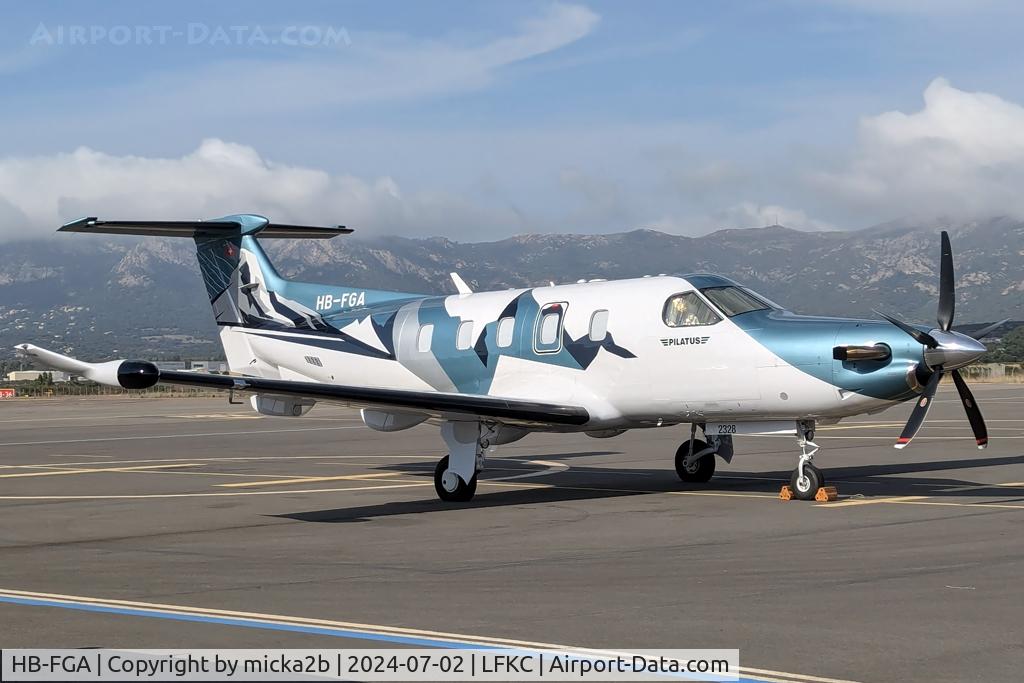 HB-FGA, 2023 Pilatus PC-12 NGX C/N 2328, Parked