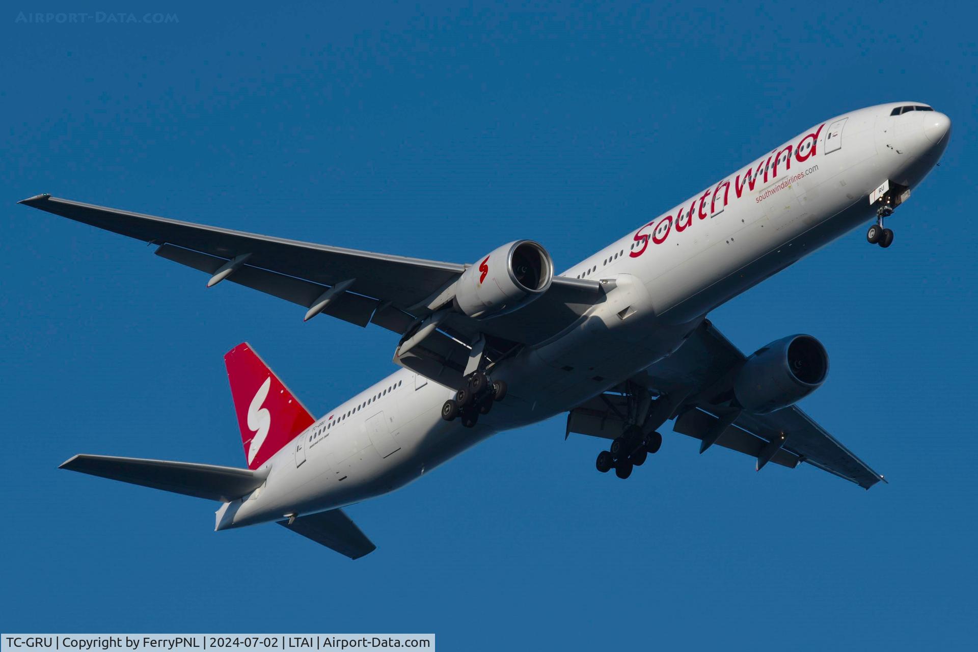 TC-GRU, 2005 Boeing 777-312 C/N 33376, Southwind B773 is back from Russia