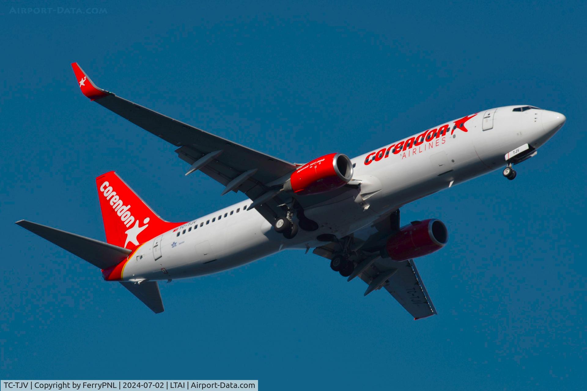 TC-TJV, 2008 Boeing 737-86J C/N 37740, Corendon B738 landing