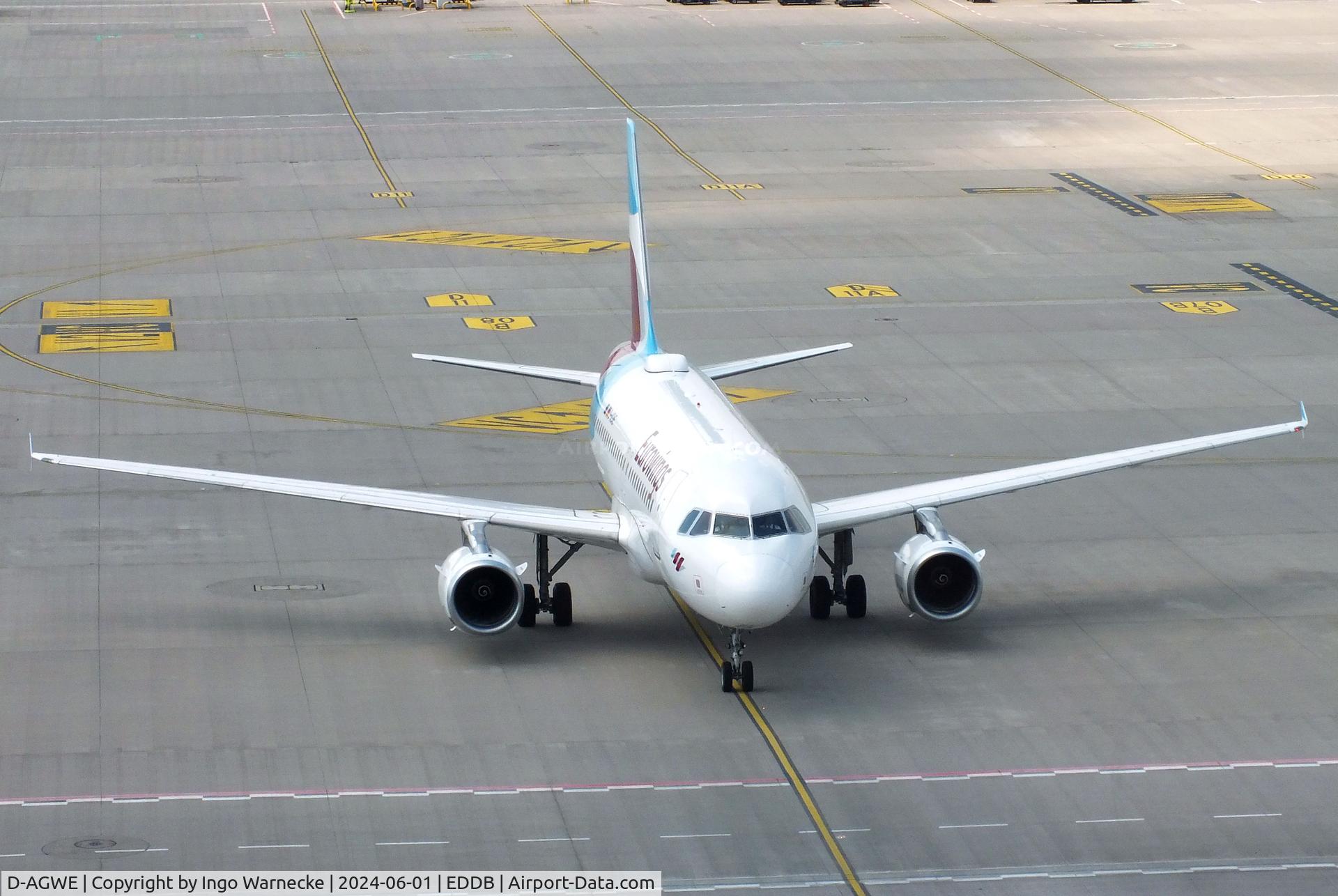 D-AGWE, 2007 Airbus A319-132 C/N 3128, Airbus A319-132 of Eurowings at Berlin Brandenburg airport