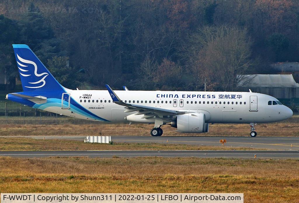 F-WWDT, 2022 Airbus A320-271N C/N 10644, C/n 10644 - To be B-329G