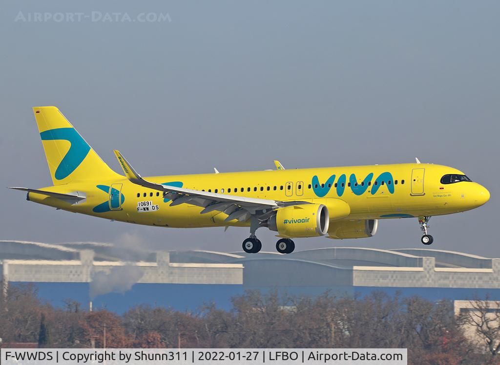 F-WWDS, 2022 Airbus A320-251N C/N 10691, C/n 10691 - To be HK-5390