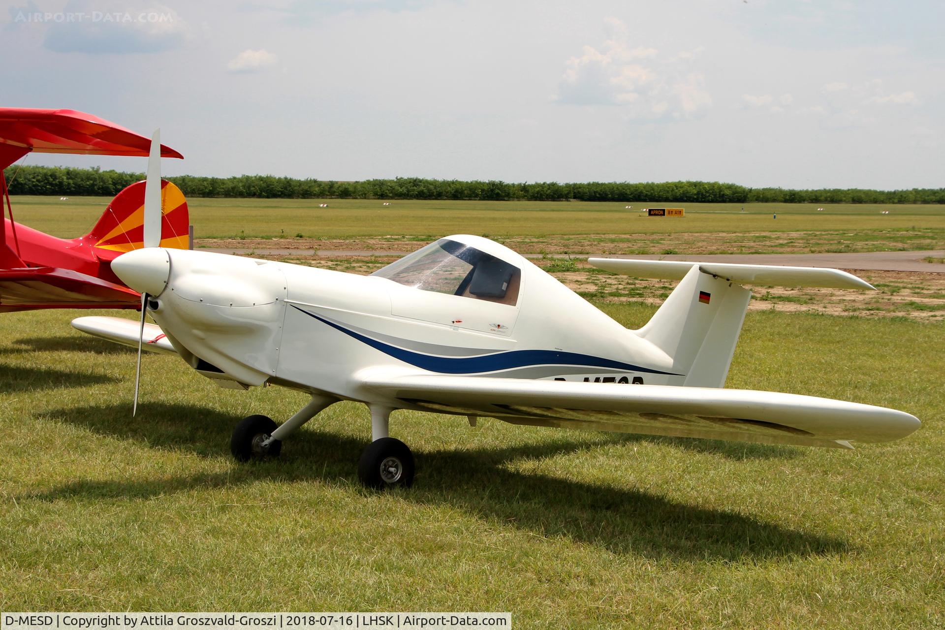 D-MESD, Spacek SD-1 Minisport C/N 034, LHSK - Siófok-Kiliti Airport, Hungary