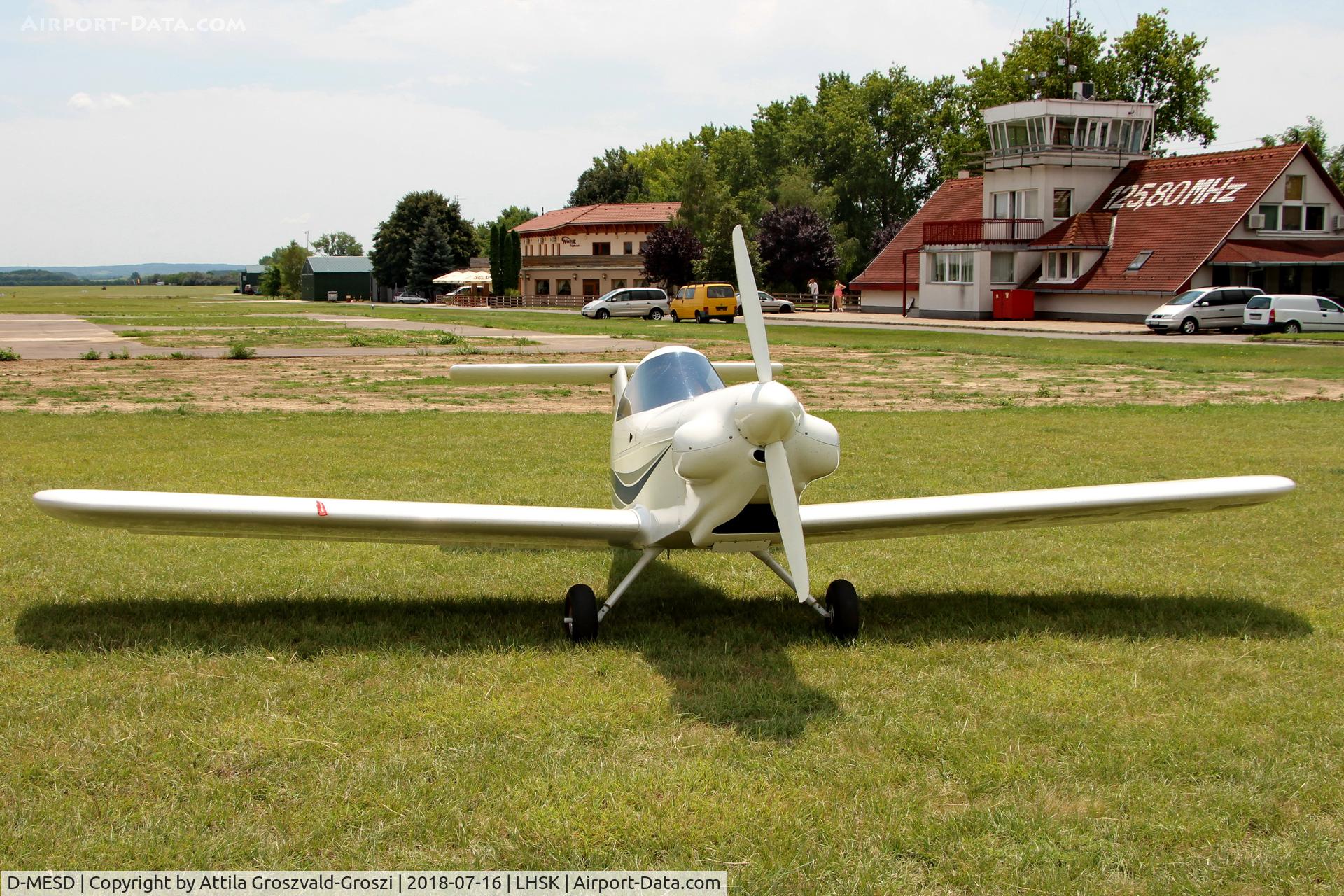 D-MESD, Spacek SD-1 Minisport C/N 034, LHSK - Siófok-Kiliti Airport, Hungary