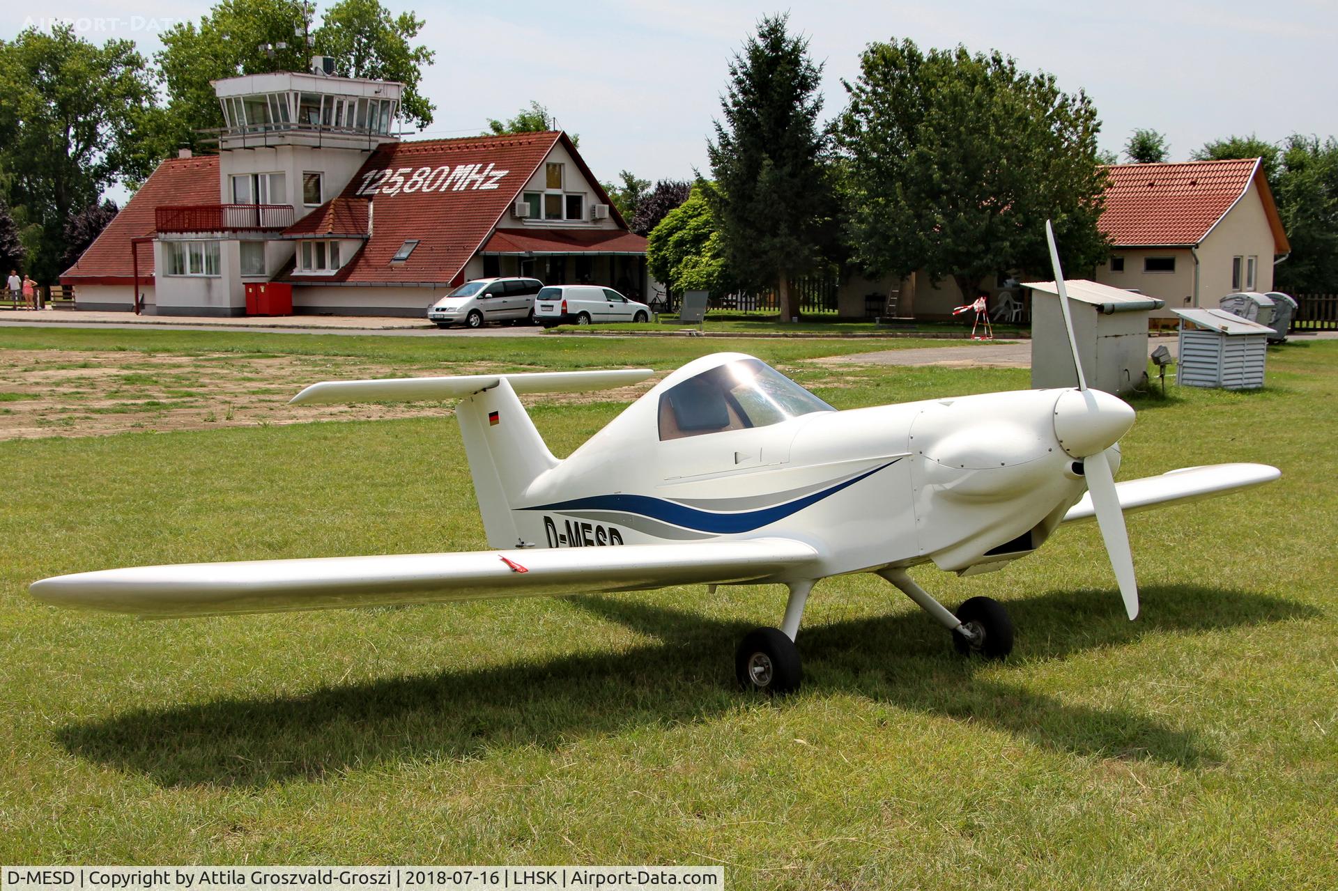 D-MESD, Spacek SD-1 Minisport C/N 034, LHSK - Siófok-Kiliti Airport, Hungary